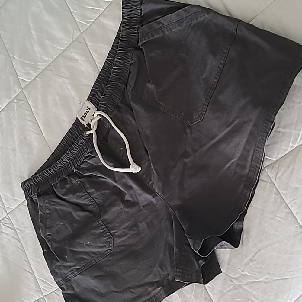 Pact Gray Organic  Shorts